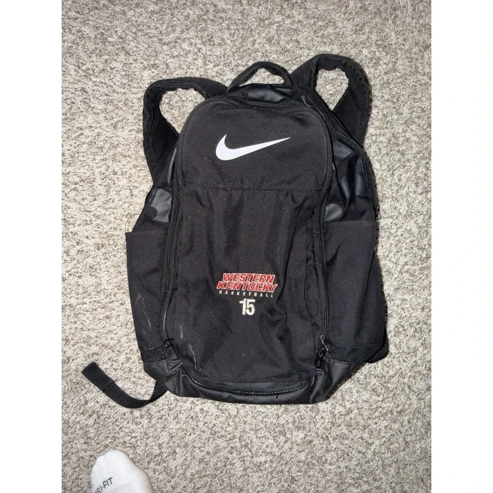 Nike Western Kentucky WKU Hilltoppers Basketball Team Issued Backpack #15 RARE